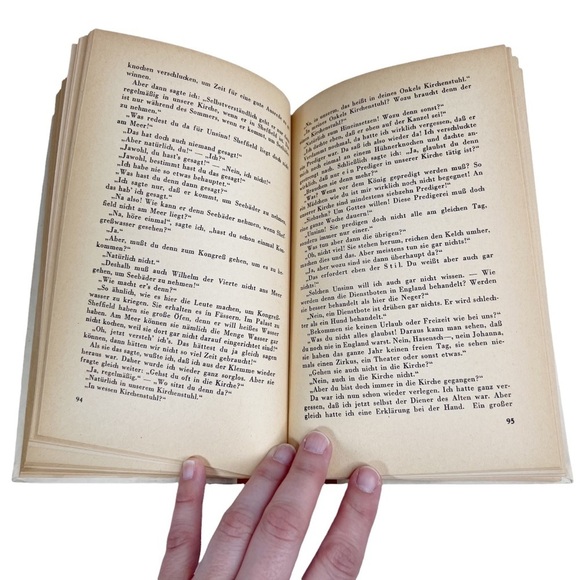 Vintage 1950s Huckleberry Finn Hardcover Book in GERMAN - Picture 6 of 9